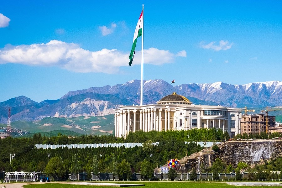 Dushanbe city view