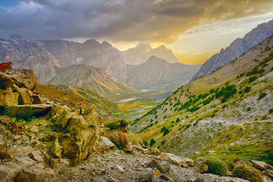 Tajik mountains